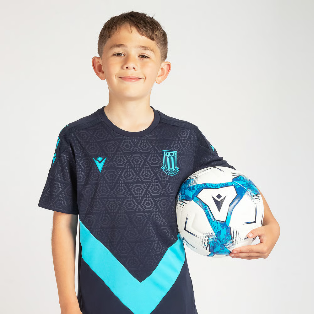 Kind Stoke City 2024/25 Dritt Authentisches Trainingsshirt