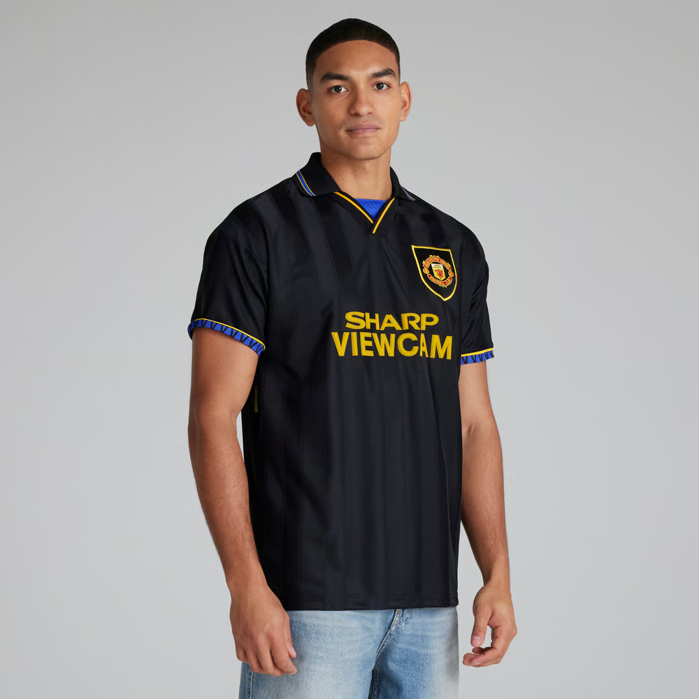 Kinder Manchester United 1993/95 Auswärts Retro Trikot