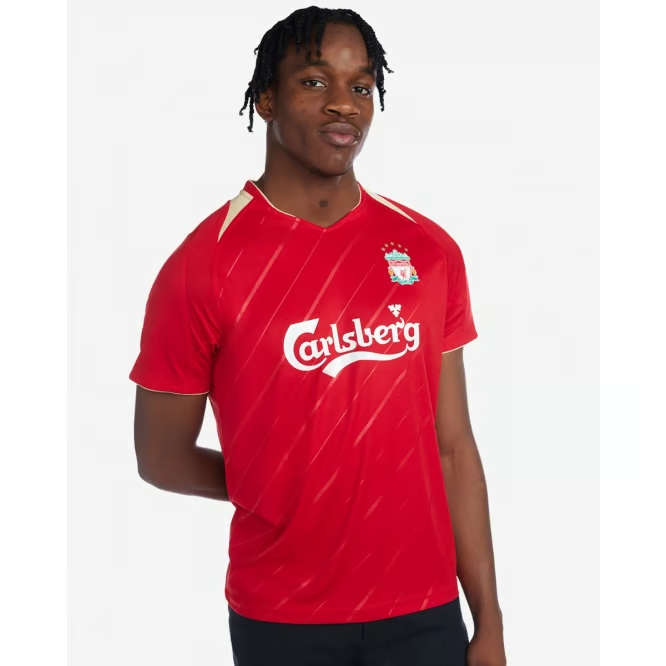 Damen Liverpool 2005/06 Heim Retro Europapokal Trikot