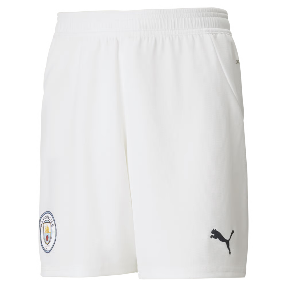 Kinder Manchester City 2024/25 Heim Shorts   Weiß