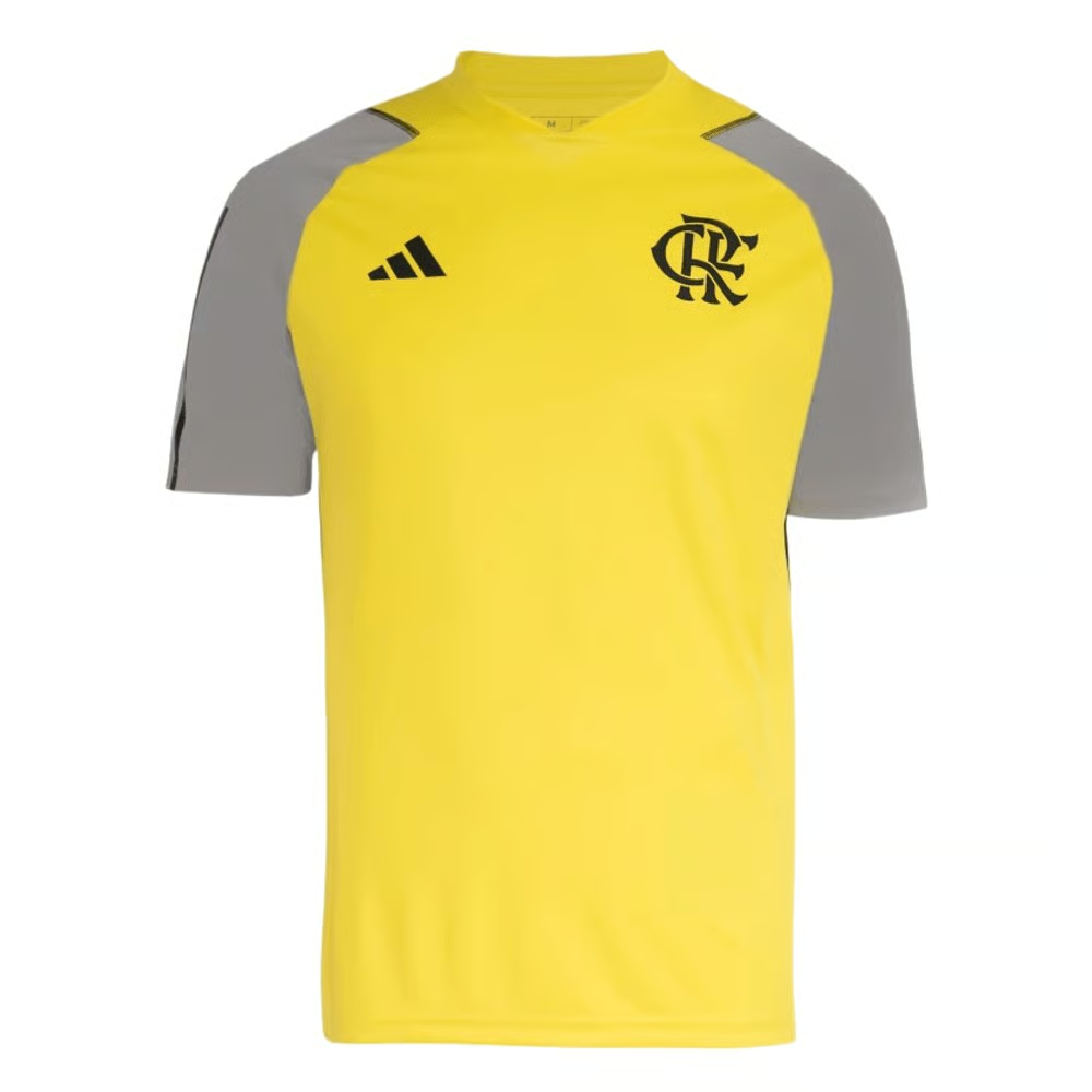 Damen Flamengo 2024 Dritt Authentisches Trainingsshirt - Gelb