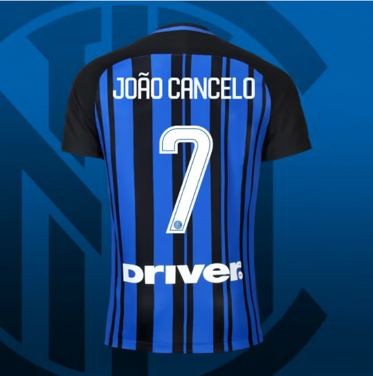 Kinder JOAO CANCELO Milan 2017/18 Heimtrikot