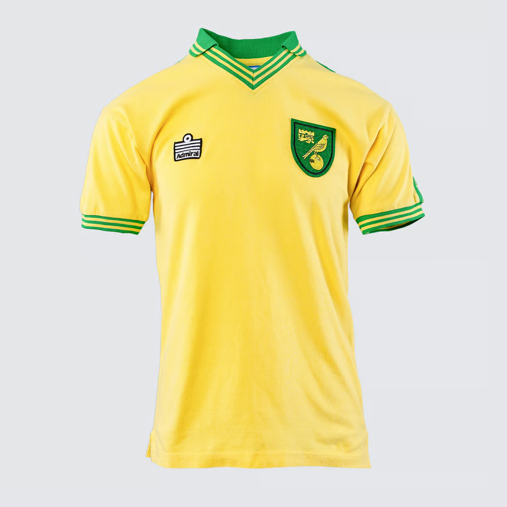 Damen Norwich City 1978 Heim Retro Trikot