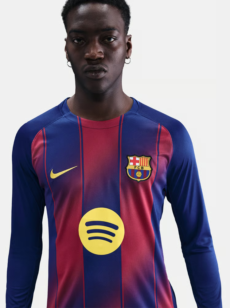 Damen FC Barcelona 2025/26 Damen Heim Langarm UCL-Trikot