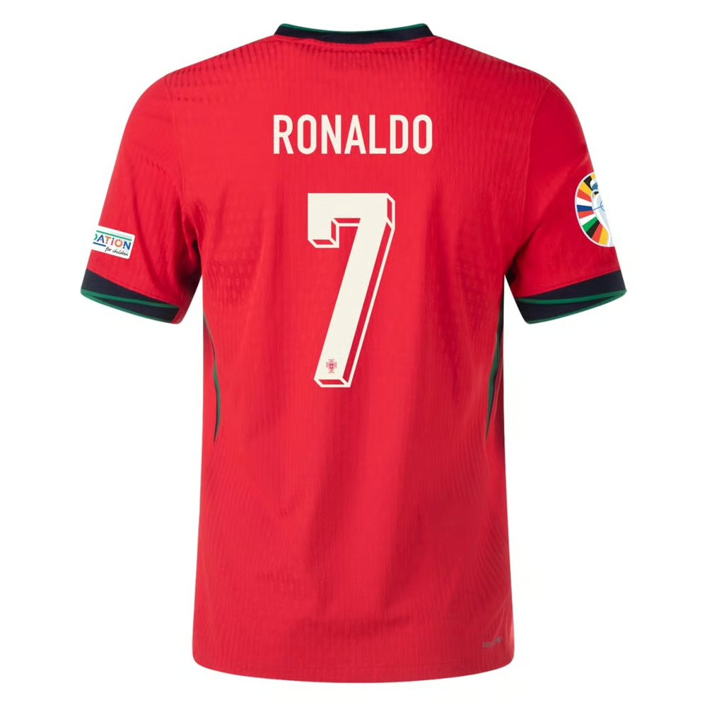 Cristiano Ronaldo #7 Portugal Spielerversion Heimtrikot EURO 2024