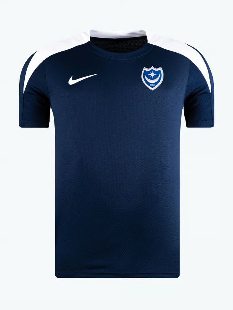 Herren Portsmouth 2024/25 Dritt Authentisches Strike Trainingsshirt - Weiß