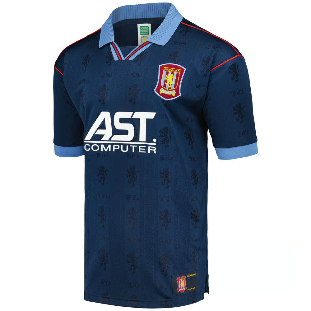 Damen Aston Villa 1996 Auswärts Retro Trikot