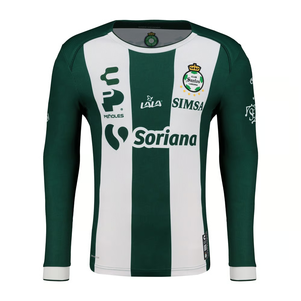 Damen Santos Laguna 2024/25 Heim Langarmtrikot