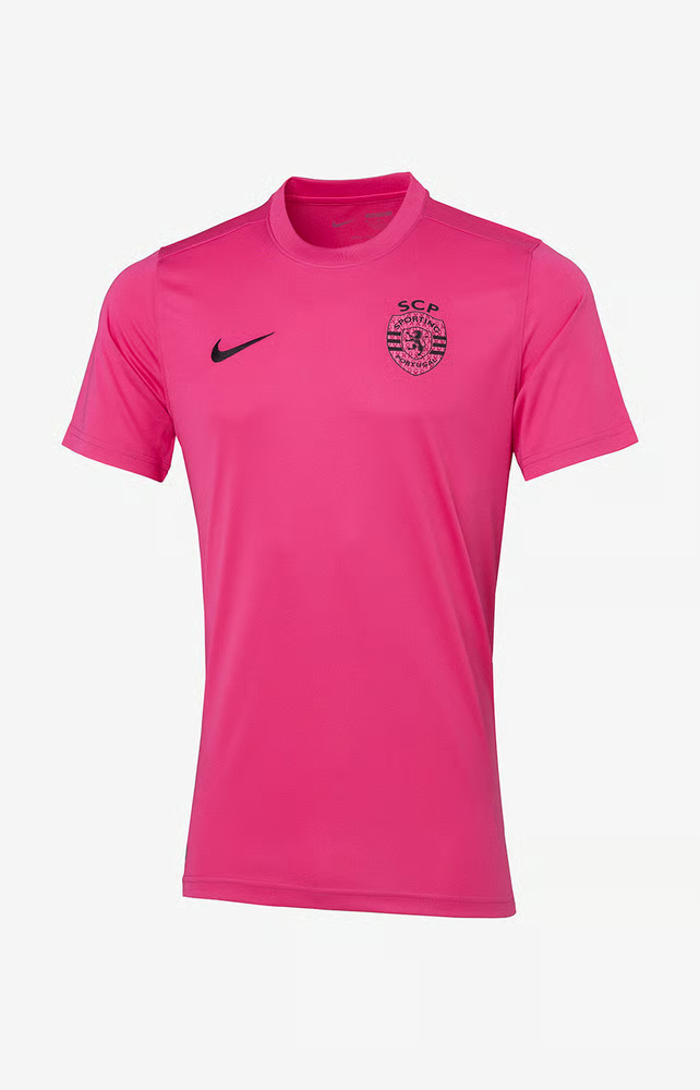 Herren Sporting CP 2024/25 Drittes Camisola Pink October Trikot