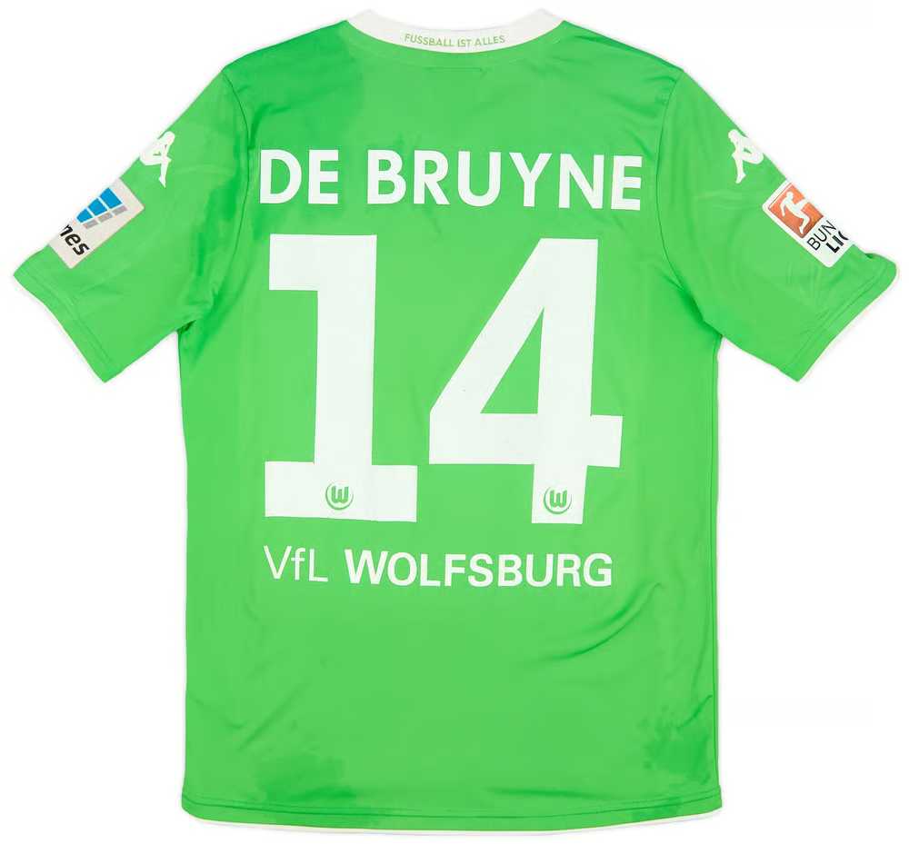 Damen DE BRUYNE VfL Wolfsburg 2014/15 Heimtrikot