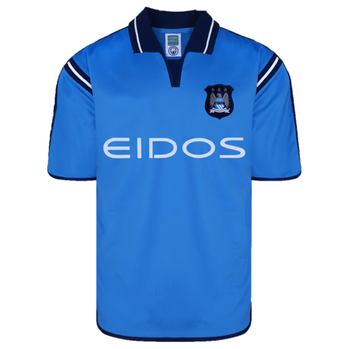 Damen Manchester City 2001 Heim Retro Trikot