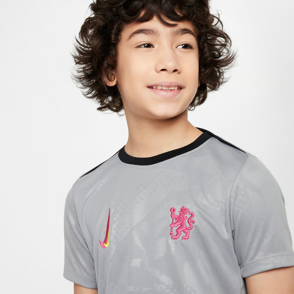 Kinder Chelsea 2024/25 Dritttrikot Pre-Match - Grau