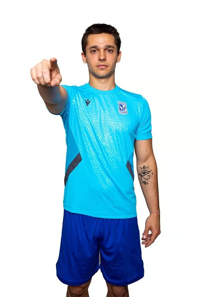 Herren Lech Poznań 2023/24 Drittes Authentisches Trainingstrikot - Hellblau