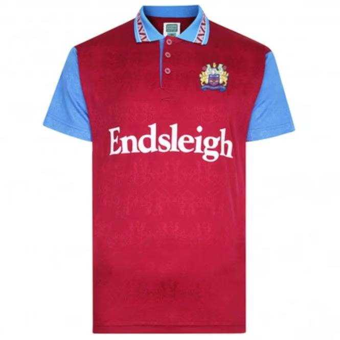 Damen Burnley 1994 Heim Retro Trikot