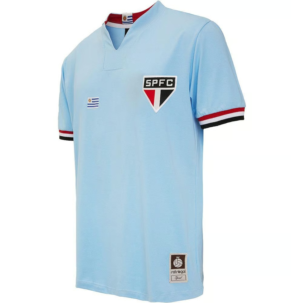 Kinder São Paulo Uruguay Idole Kollektion Retro Trikot Nr. 4
