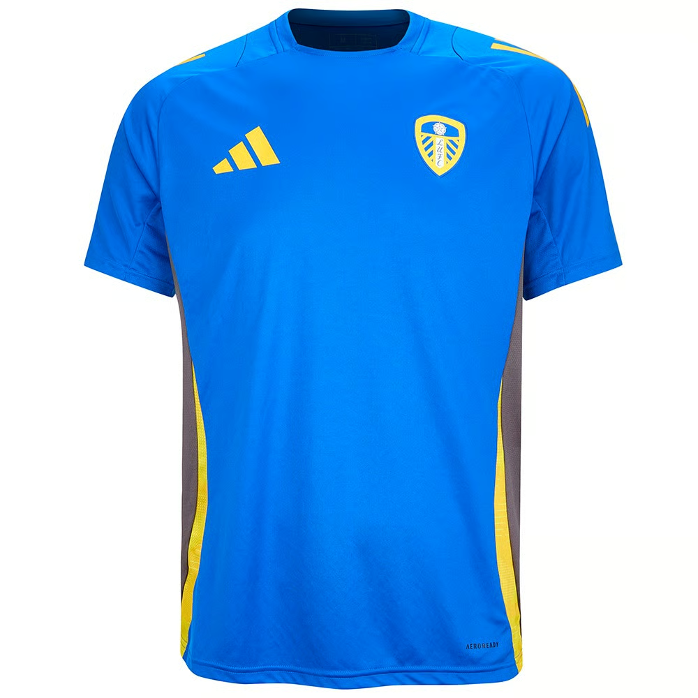Herren Leeds United 2024/25 Drittes Authentisches Training Trikot - Blau