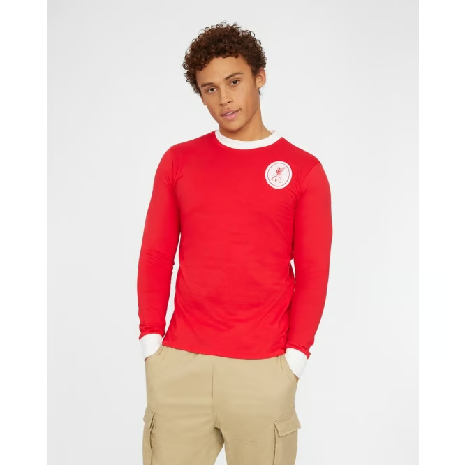 Damen Liverpool 1963/68 Heim Retro Langarmtrikot