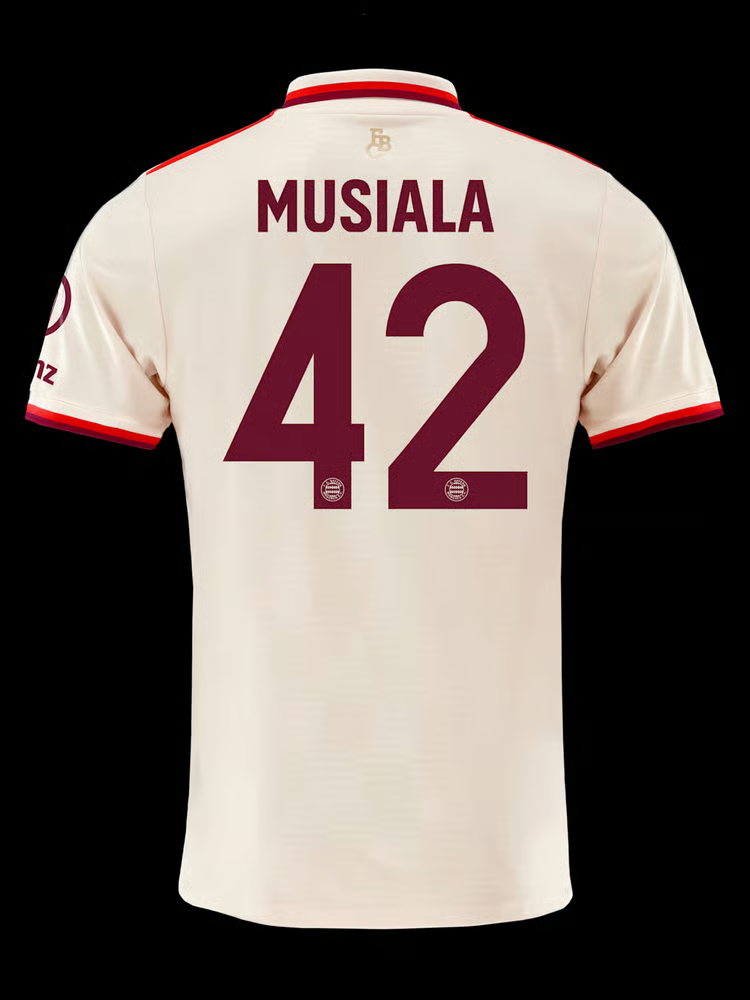 Kinder MUSIALA Bayern München 2024/25 Drittes Trikot