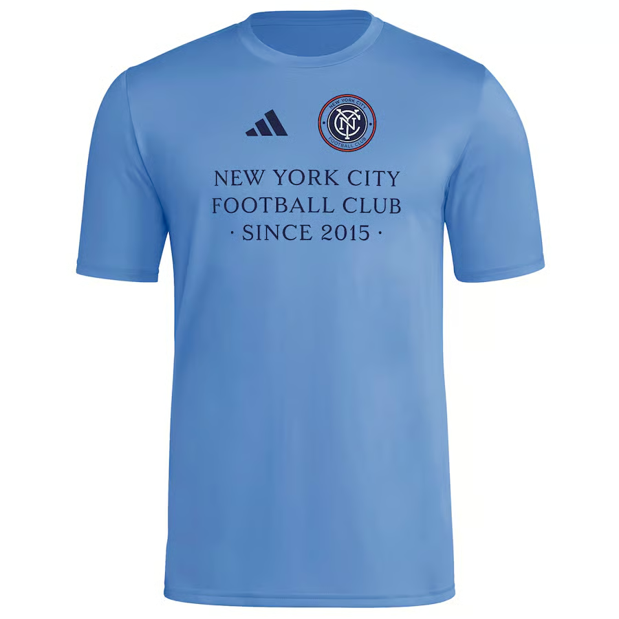 Damen New York City FC 2025 Drittes Hook AEROREADY Shirt - Blau