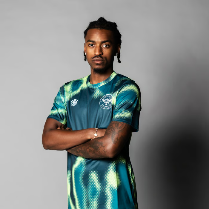 Herren Brentford 2024/25 Dritttrikot Warm-Up Training Authentic - Gr체n