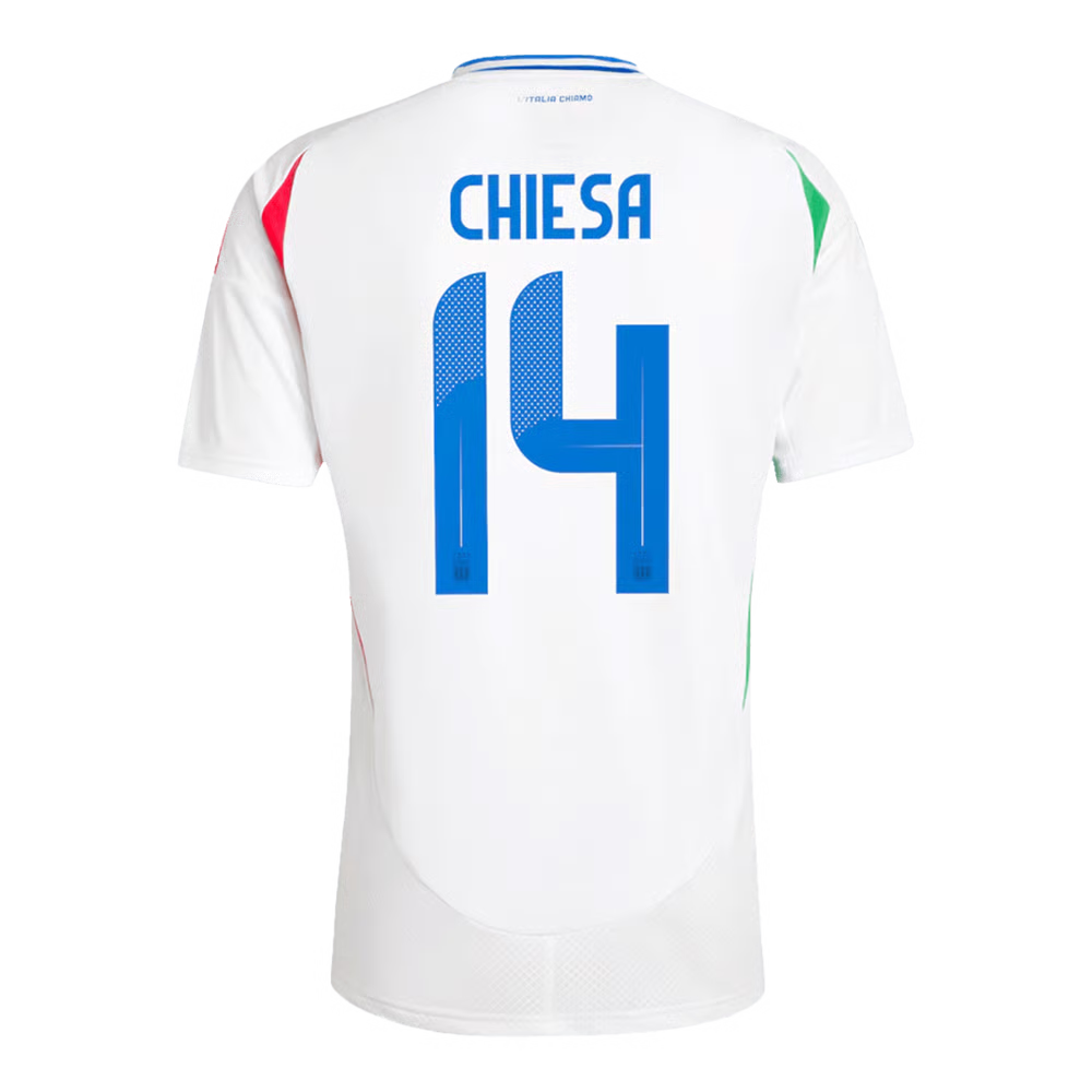 Federico Chiesa #14 Italien Auswärtstrikot EURO 2024