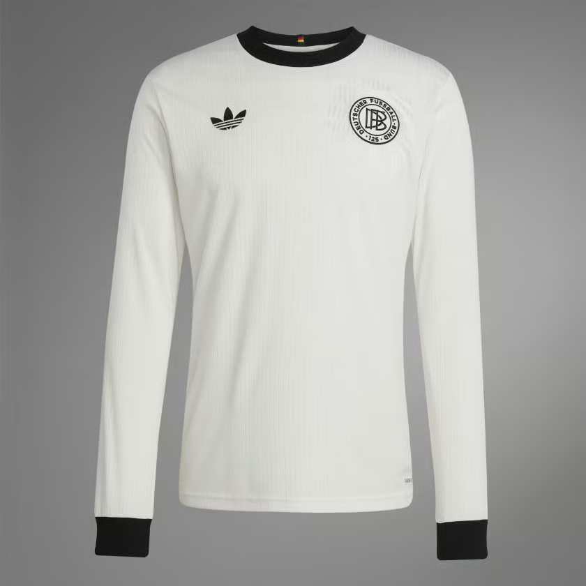 Damen Deutschland 125-Jahre Jubiläum Langarmshirt - Weiß