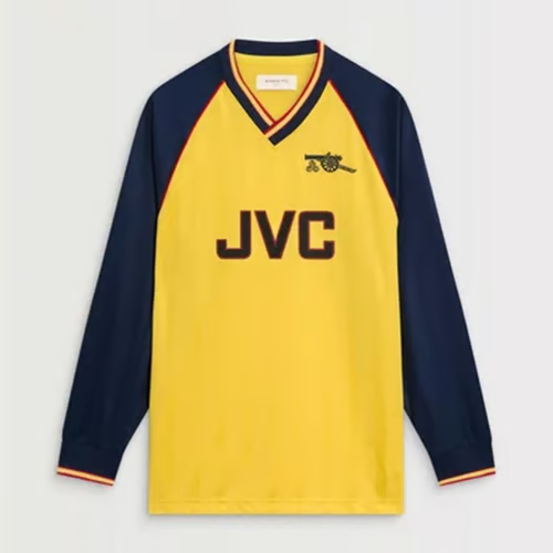 Kinder Arsenal 1988/89 Auswärts Retro Langarmtrikot