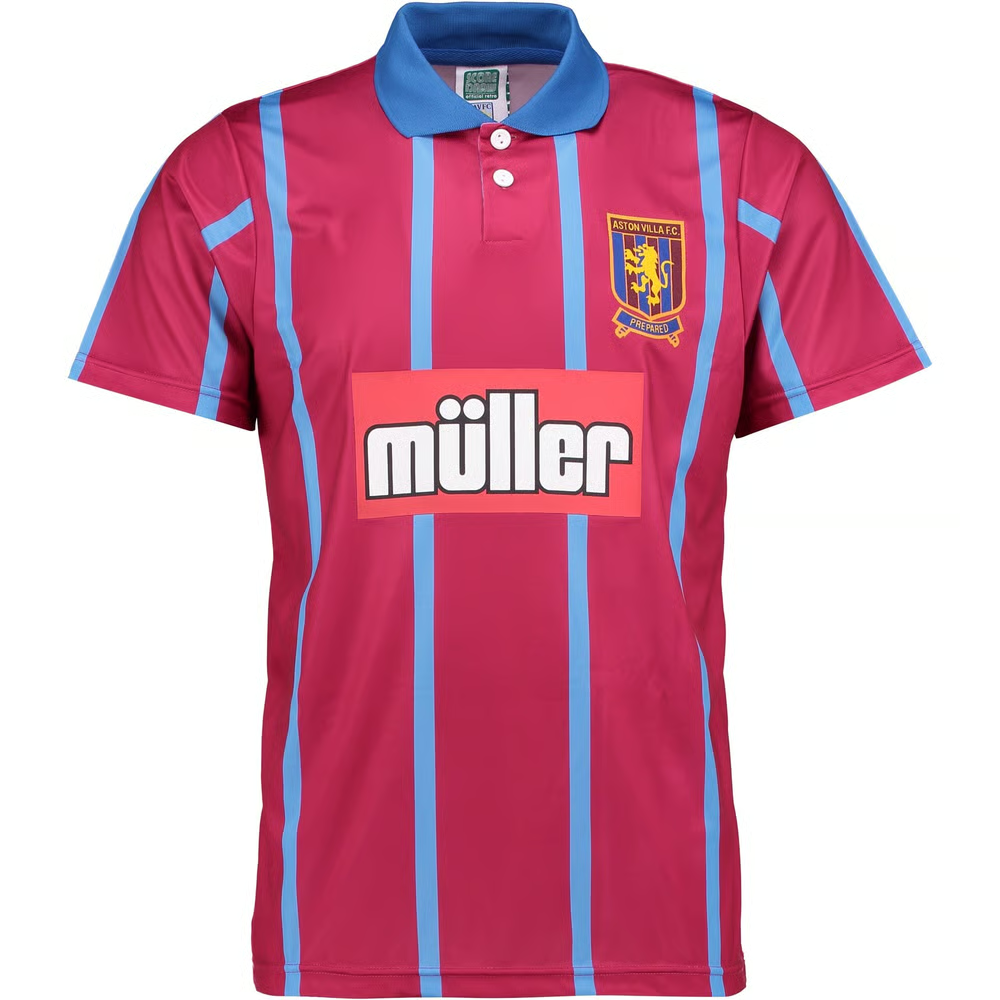 Kinder Aston Villa 1994 Retro Trikot