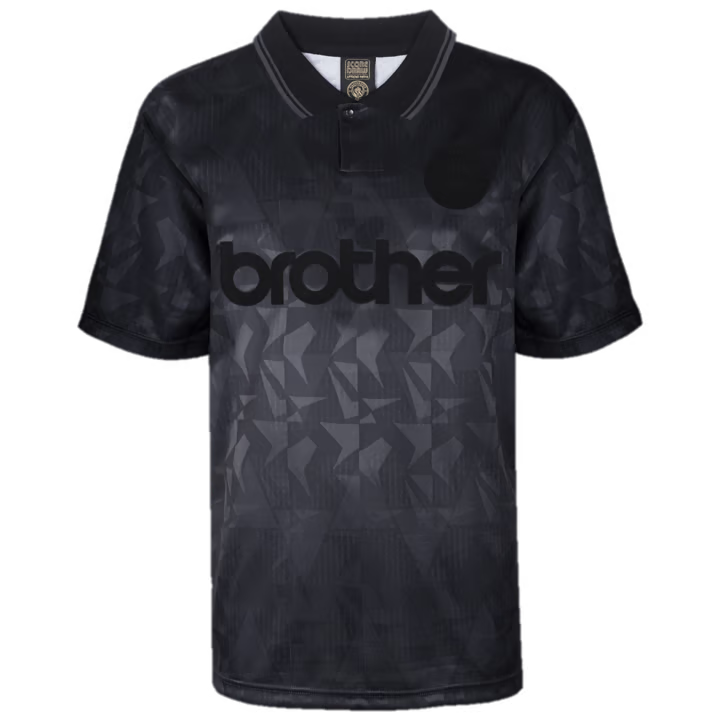 Kinder Manchester City 1990 Retro Blackout Trikot