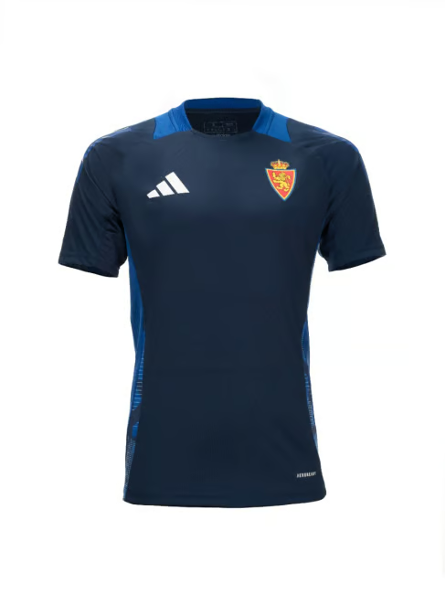 Damen Real Zaragoza 2024/25 Dritt Authentisches Trainingsshirt - Navy