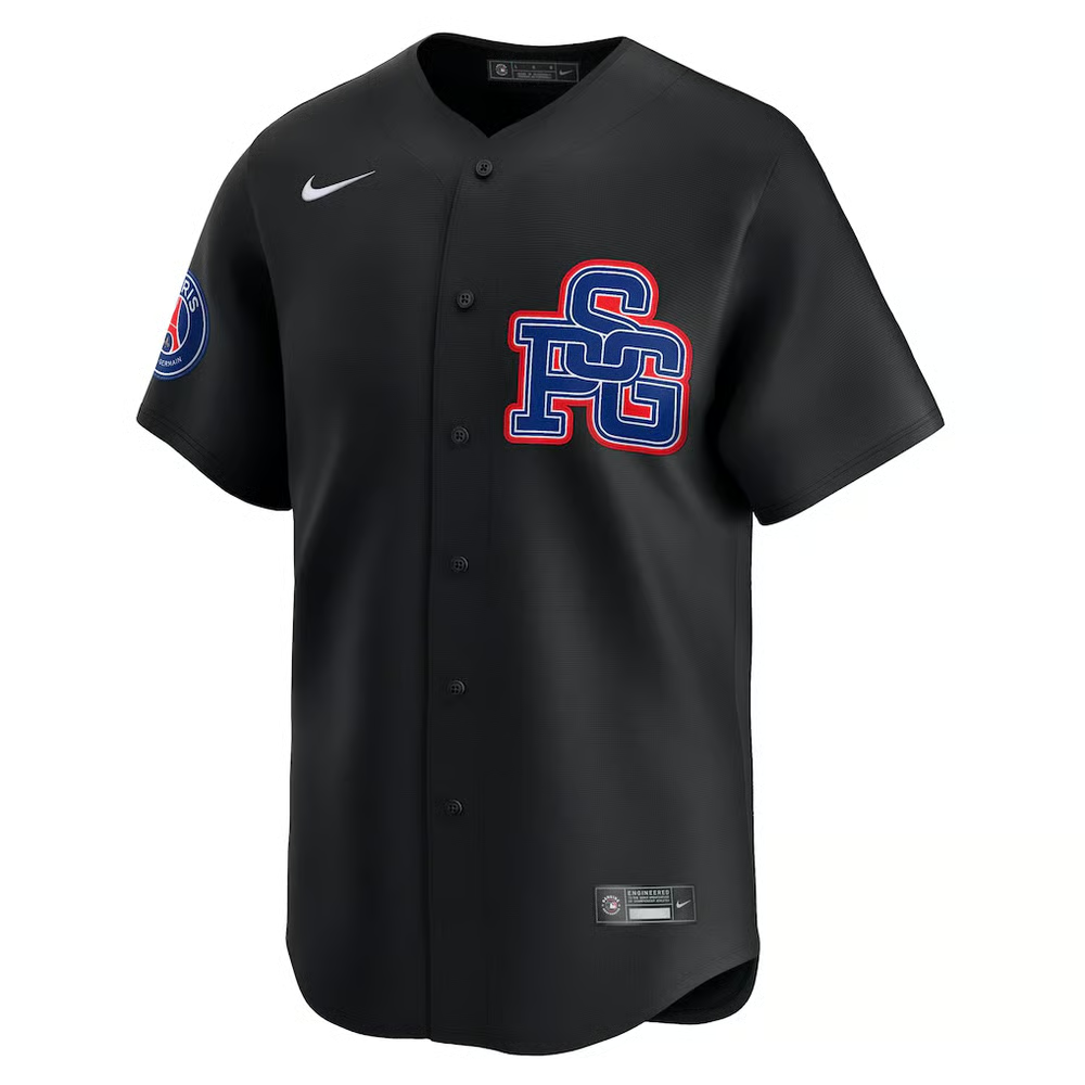 Damen PSG x MLB 2025/26 Limitierte Trikot - Schwarz