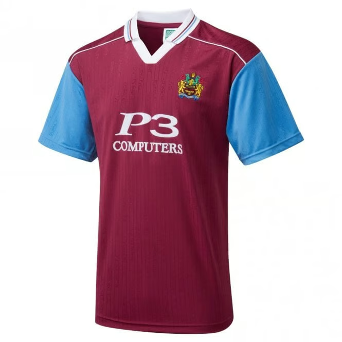 Damen Burnley 2000 Heim Retro Trikot