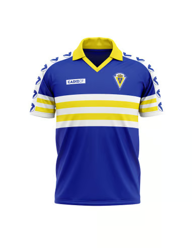 Cádiz CF Herren-Retro-Auswärtstrikot 88/89
