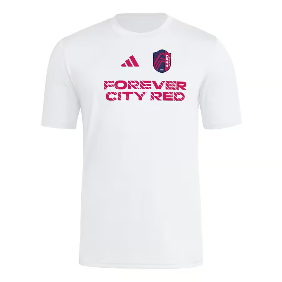 Damen St. Louis City SC 2025 Drittes Hook AEROREADY Shirt - Weiß