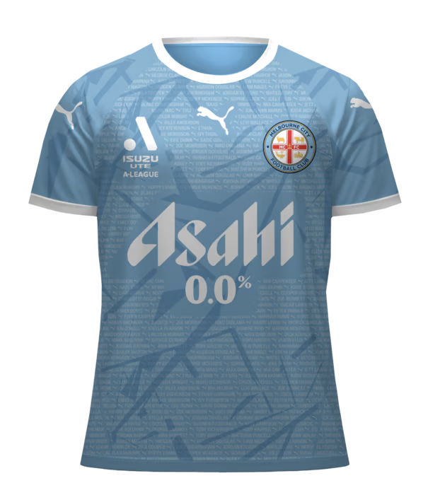 Damen Melbourne City 2024/25 Dritt Aufwärmshirt