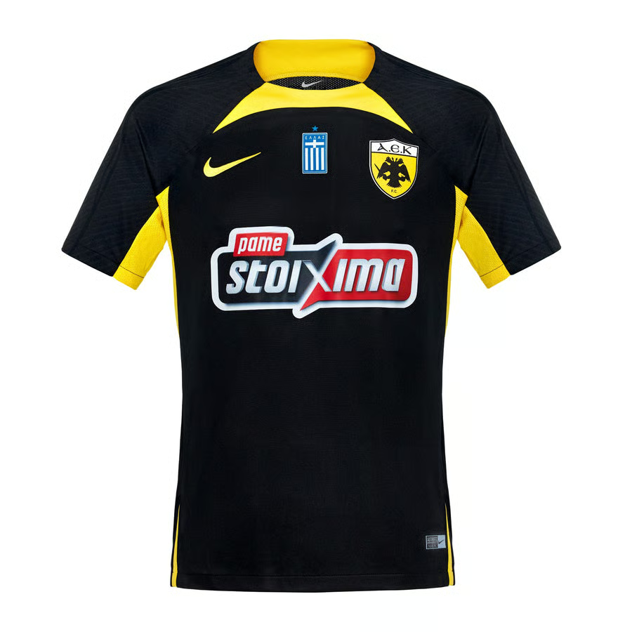 Herren AEK Athens 2024/25 Auswärtstrikot Authentisch