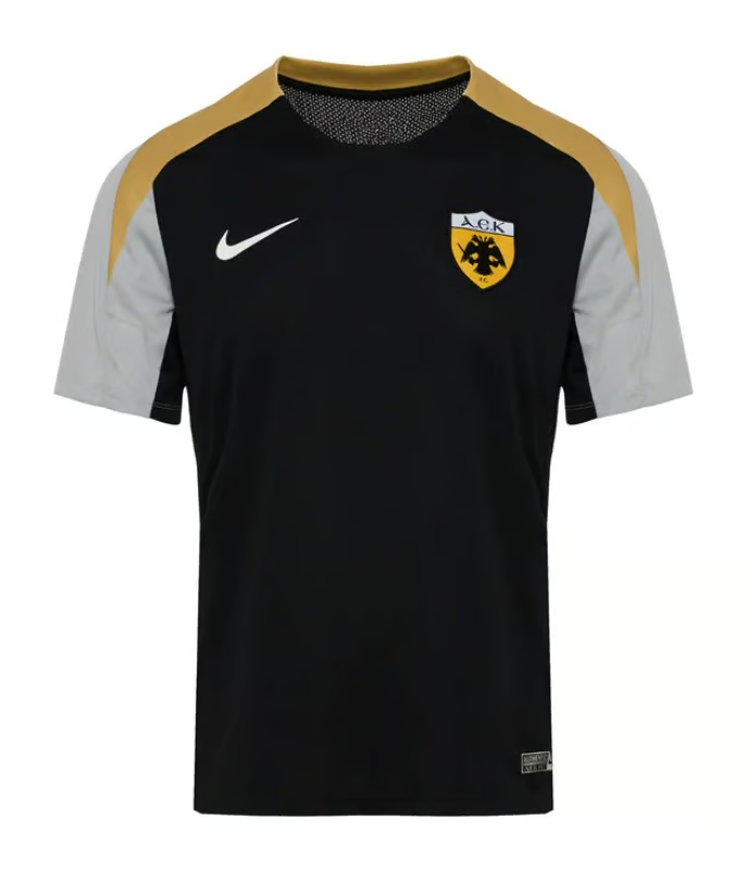 Herren AEK Athens 2024/25 Drittes Authentisches Trainingsshirt - Gold