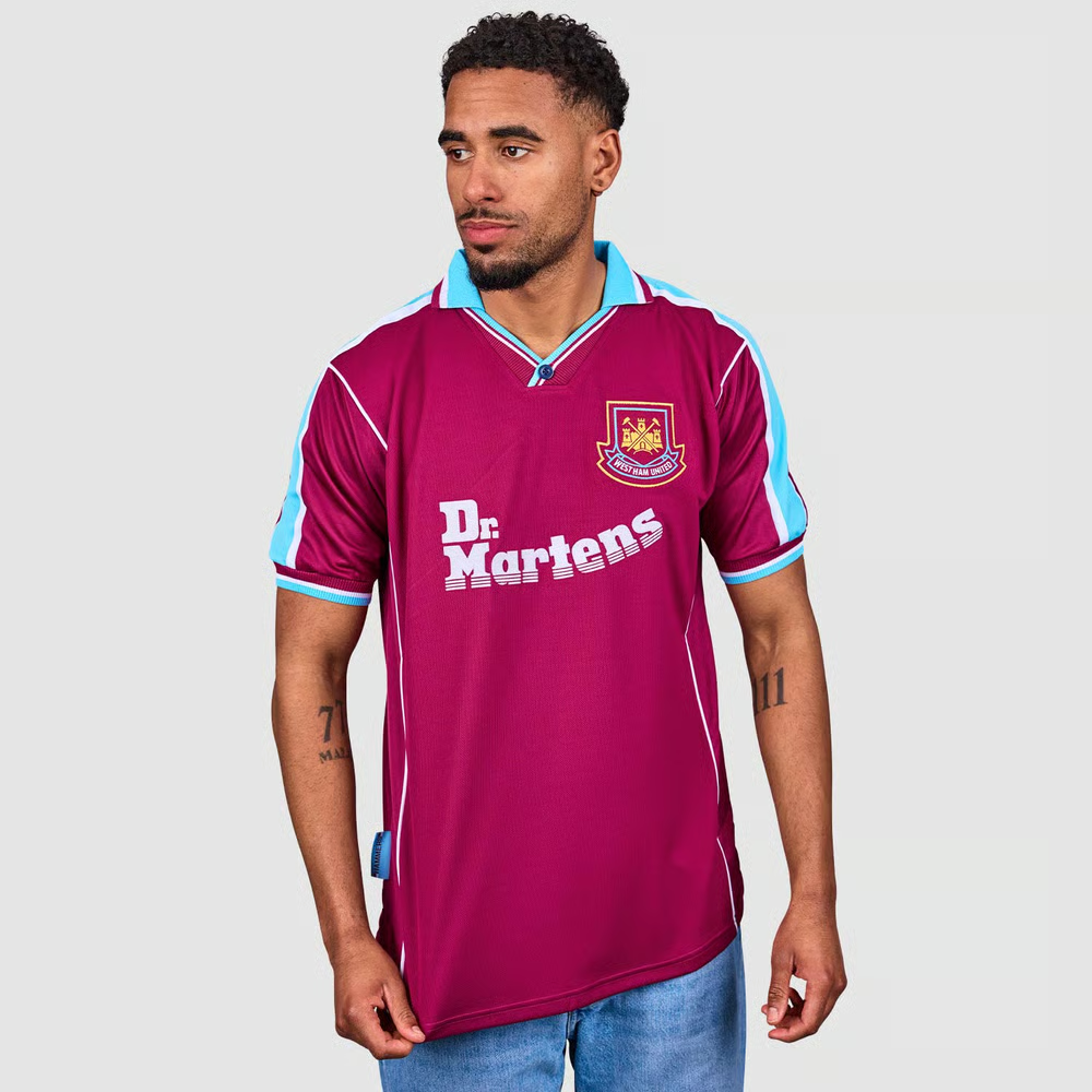Kinder West Ham United 2000 Heim Retro Trikot