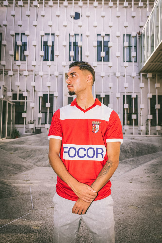 Herren SC Braga 1987/88 Retro Trikot