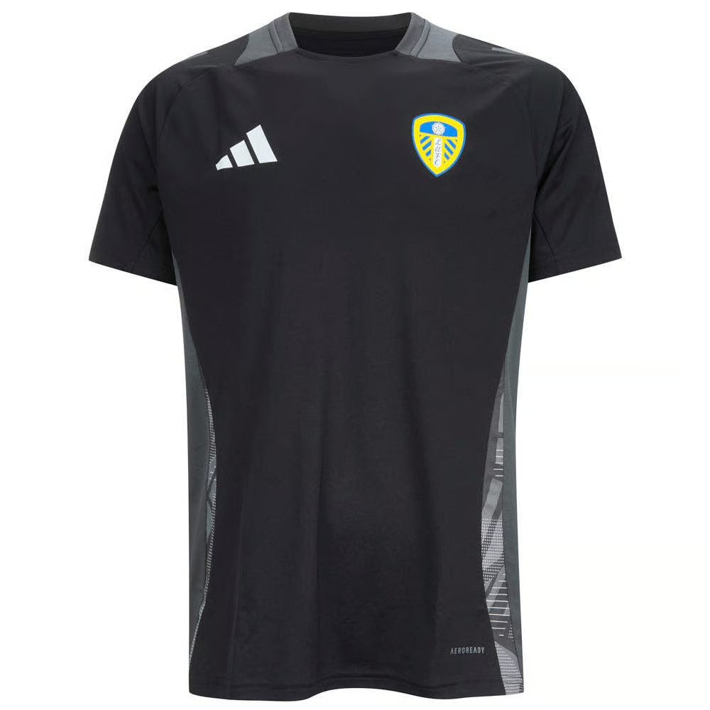 Herren Leeds United 2024/25 Drittes Authentisches Training Trikot - Schwarz