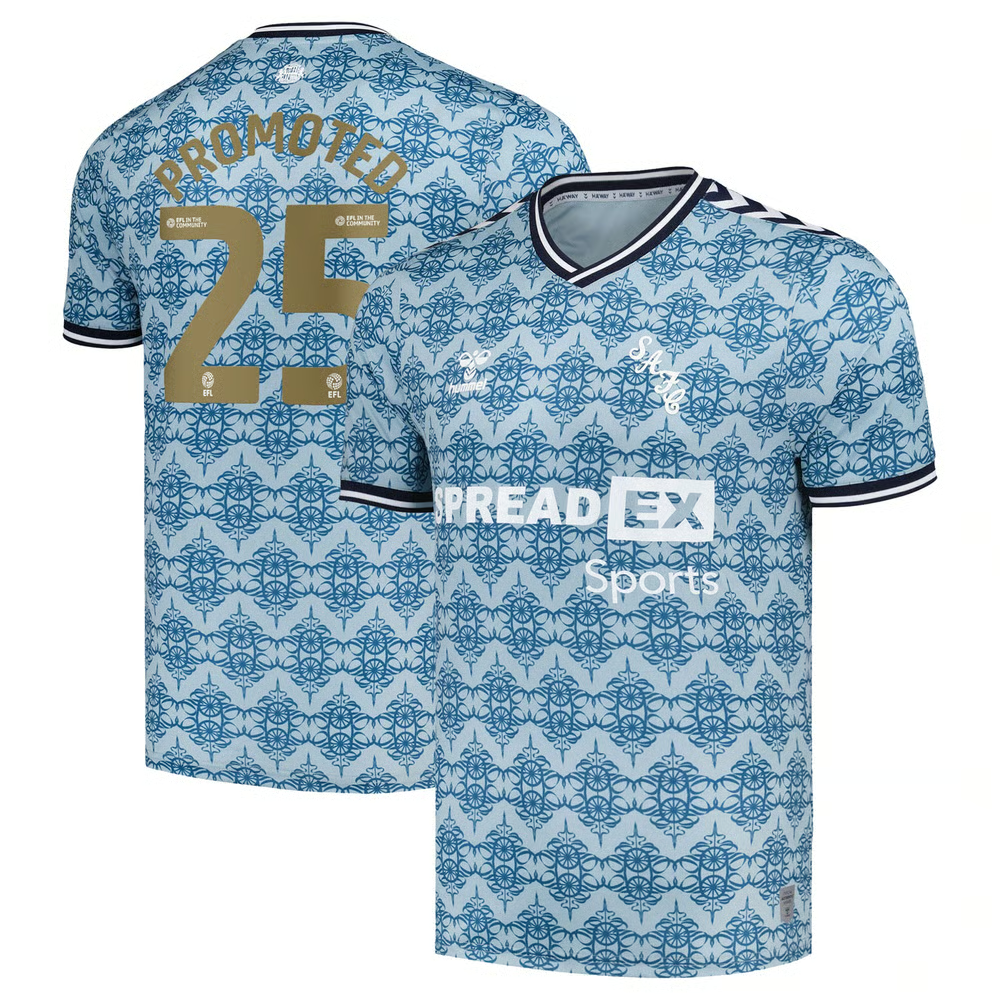 Damen Sunderland 2024/25 Drittes 'Play-Off-Sieger' Trikot – Aufgestiegen 25