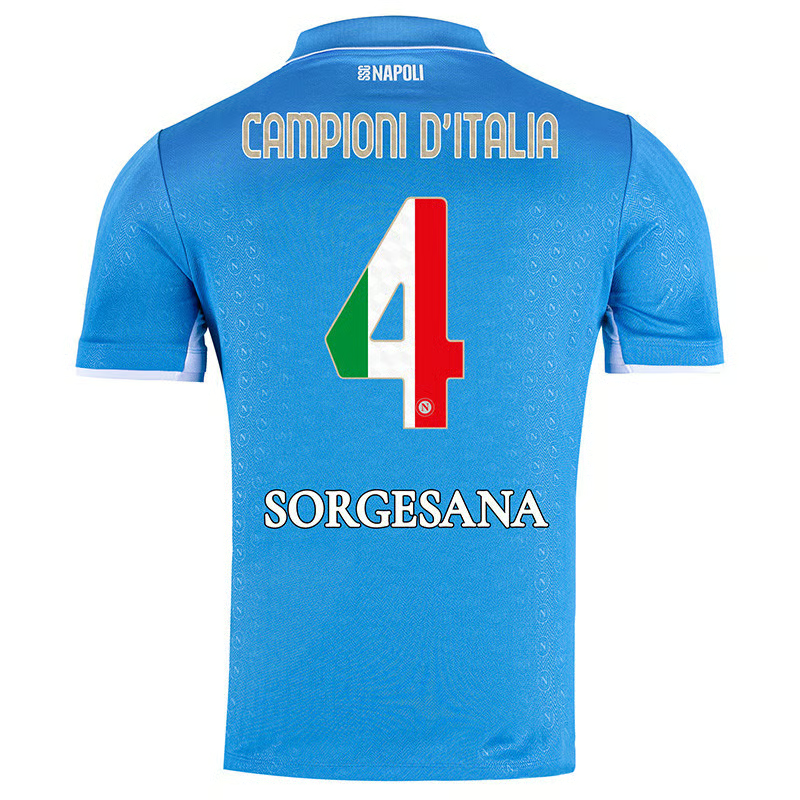 Damen Napoli 2024/25 Heim Italienischer Meister Trikot