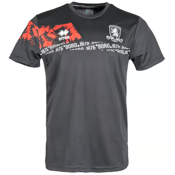 Kinder Middlesbrough 2024/25 Drittel Authentisches Trainings-Parker-Shirt