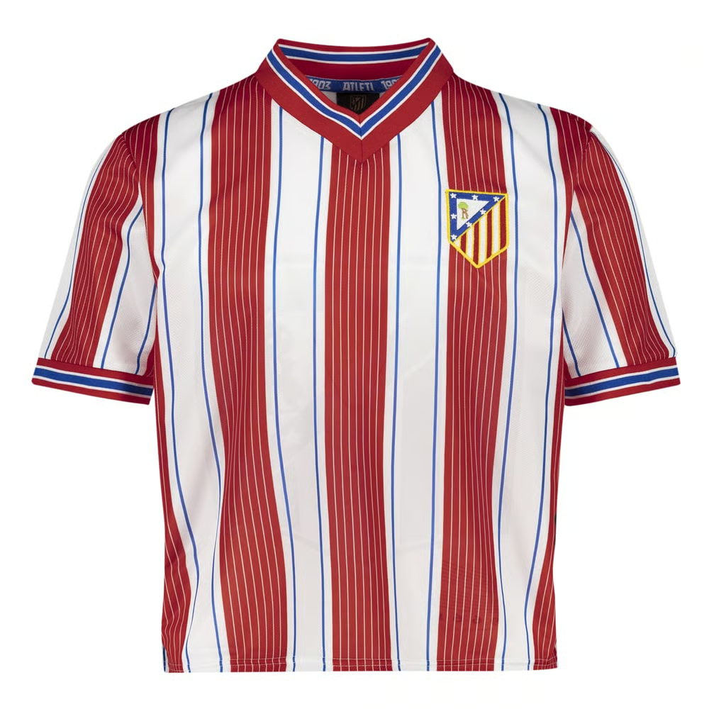 Damen Atletico Madrid 1996 Retro Crop Top Trikot