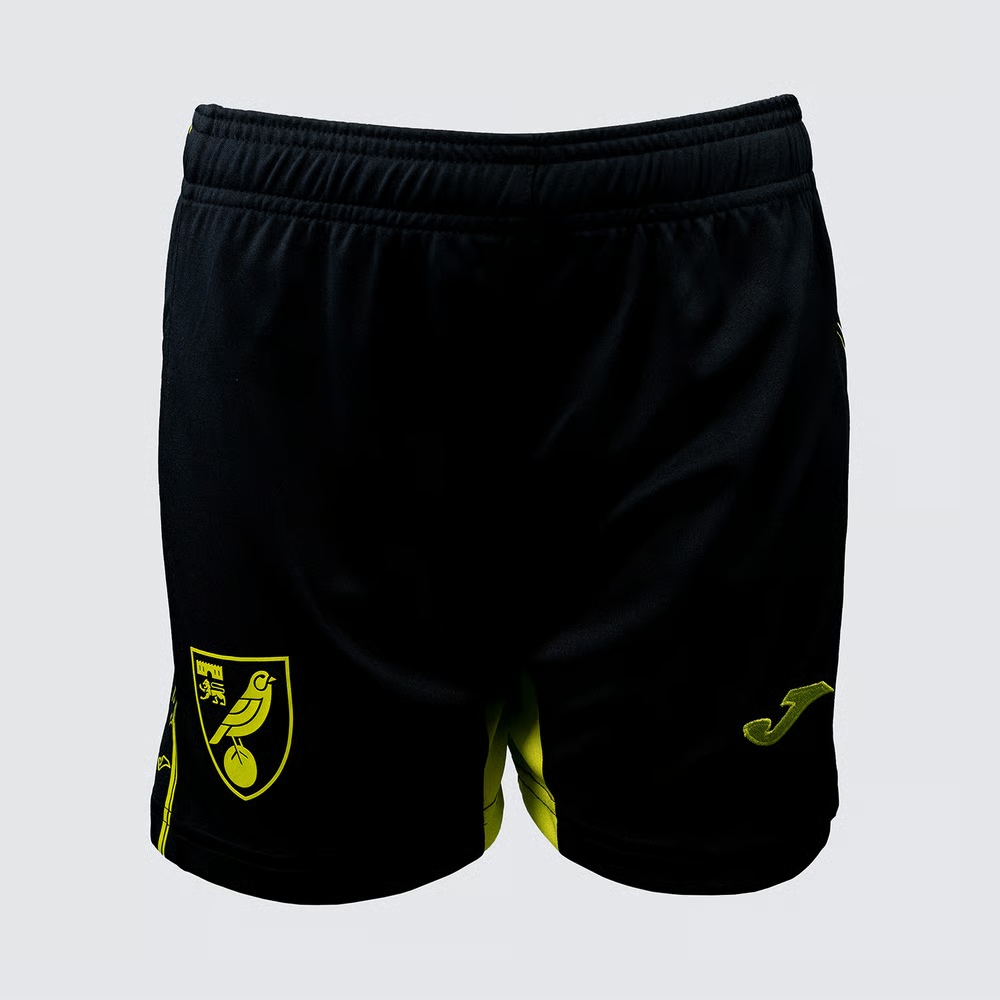 Kind Norwich City 2024/25 Dritt Authentische Aufwärmtrainingsshorts