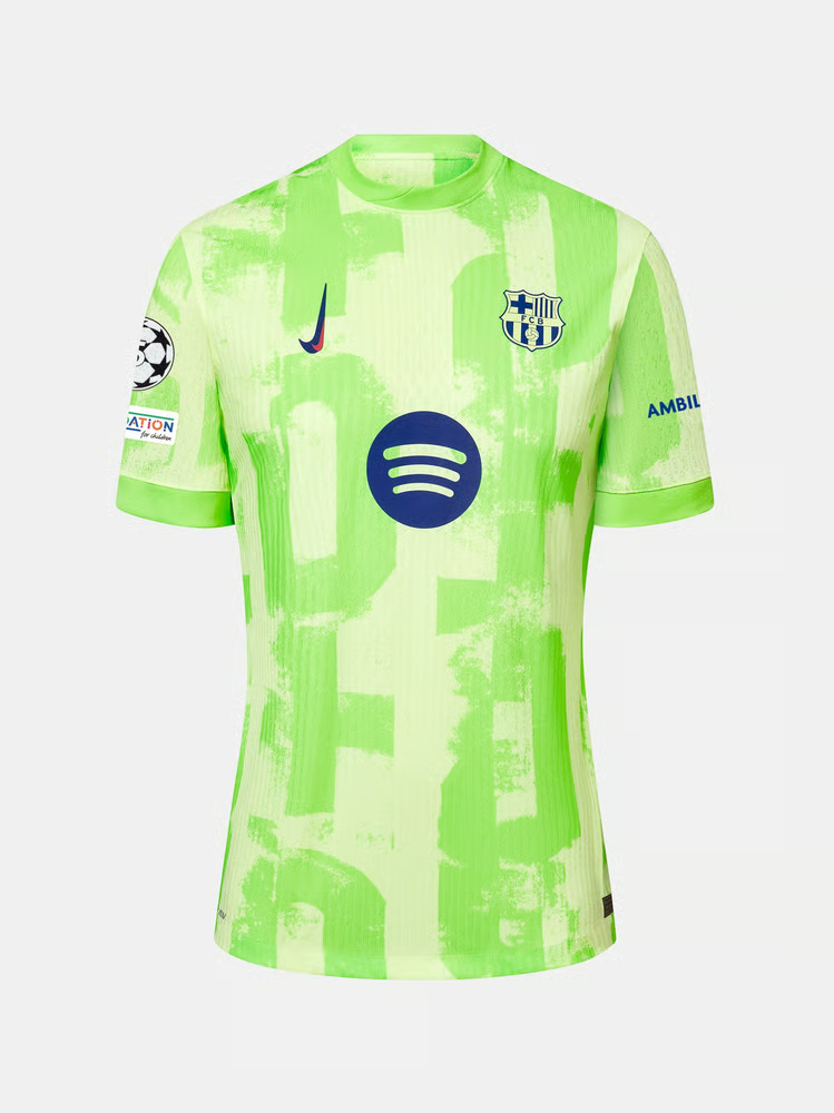 Damen FC Barcelona 2024/25 Drittes Authentisches UCL Trikot