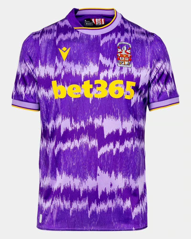 Kindertrikot Stoke City 2025/26 Auswärts