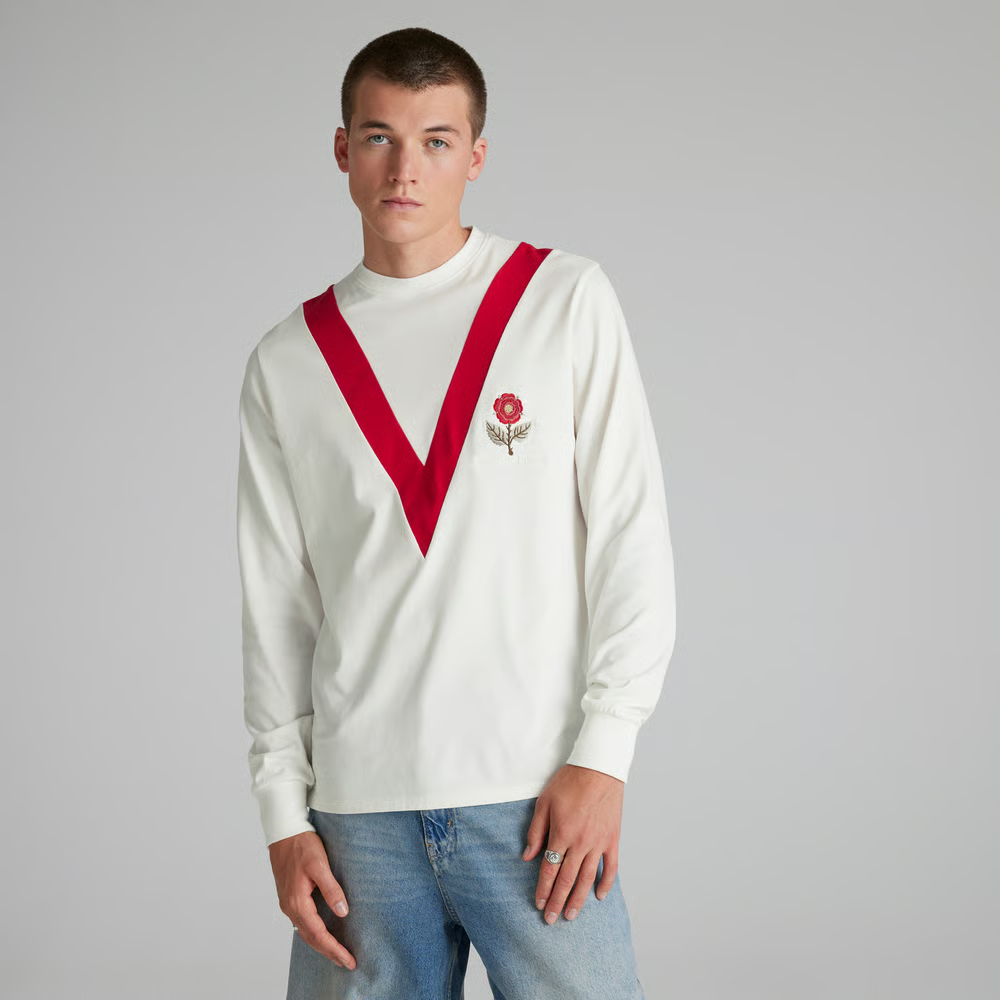 Damen Manchester United 1909 Retro Inspiriertes Langarmtrikot