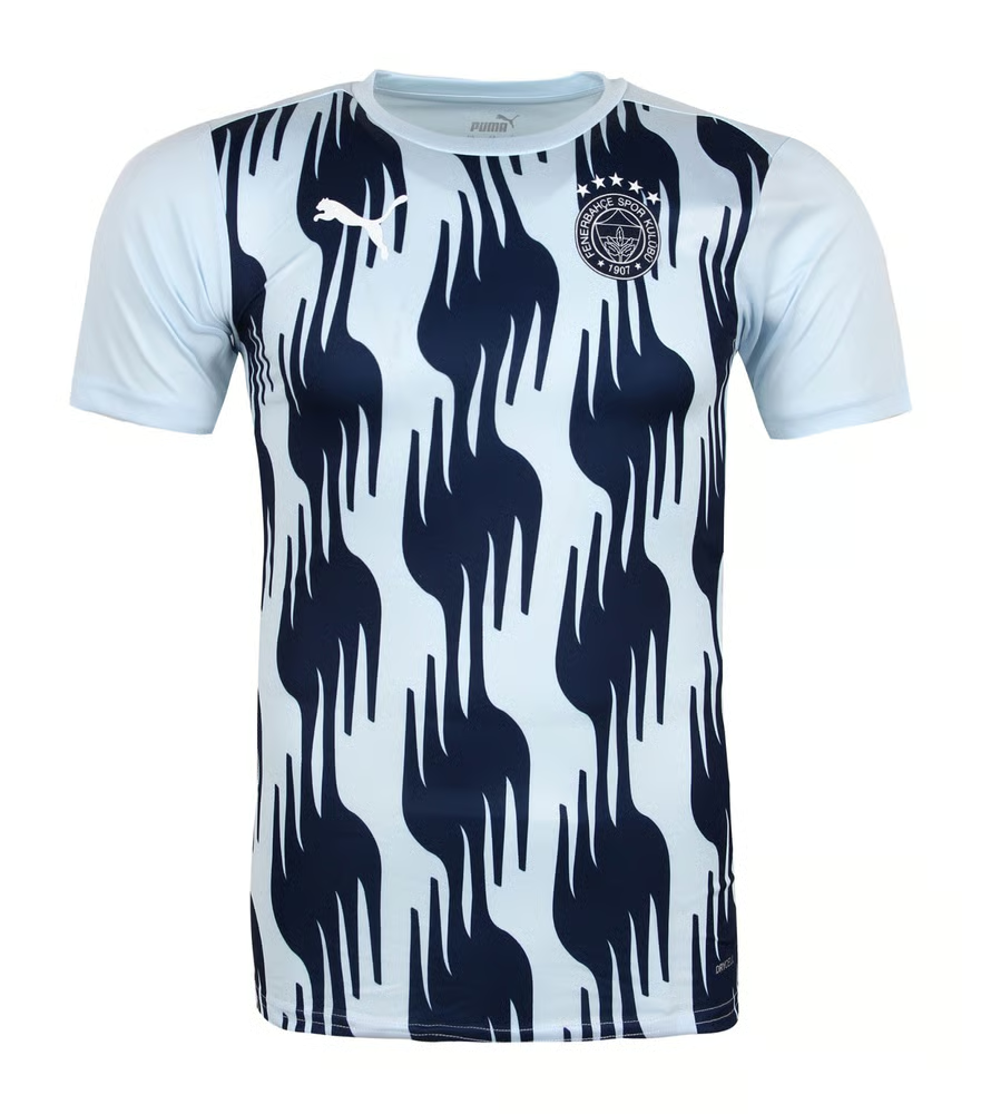 Damen Fenerbahce 2024/25 Dritt Prematch Trikot - Hellblau