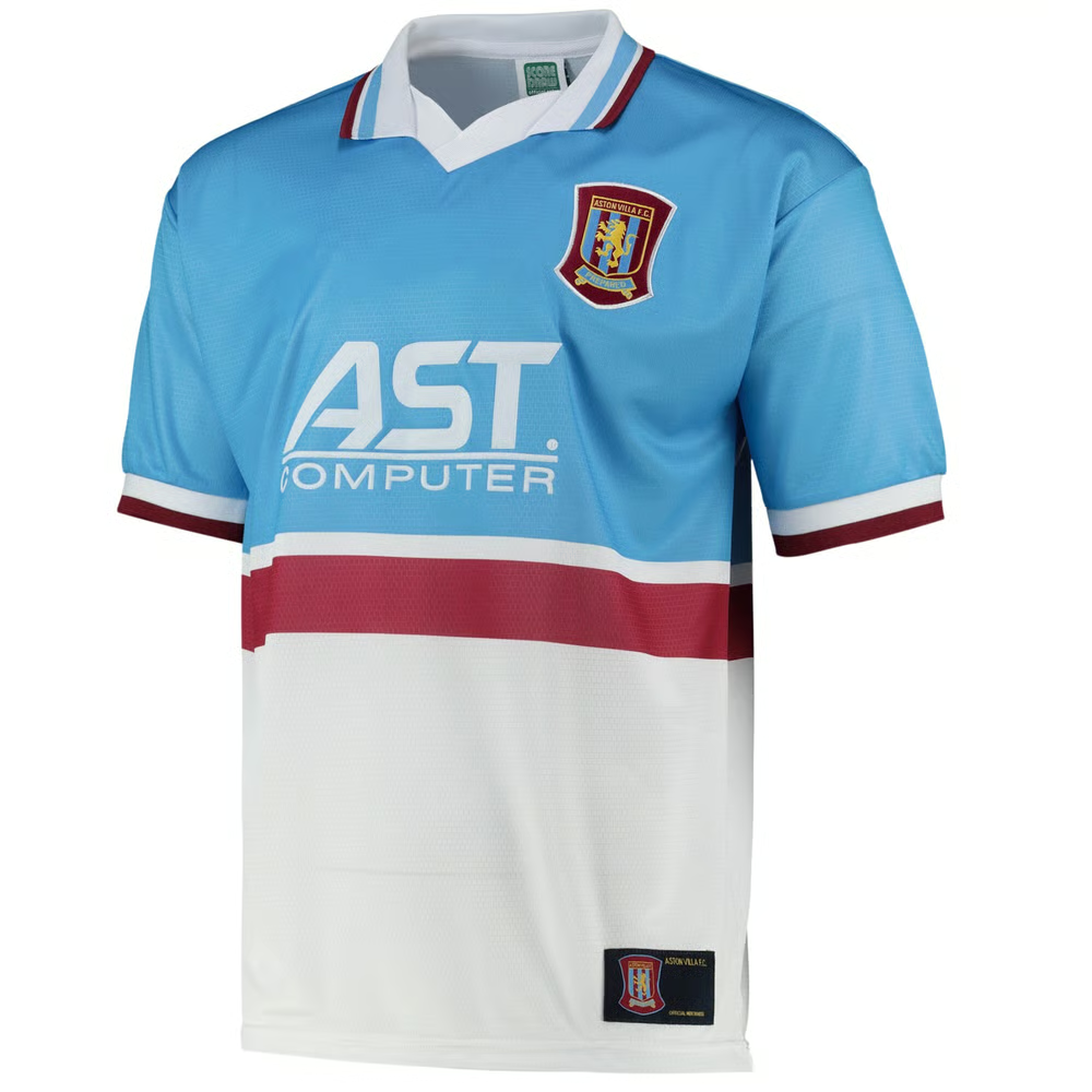 Damen Aston Villa 1998 Auswärts Retro Trikot